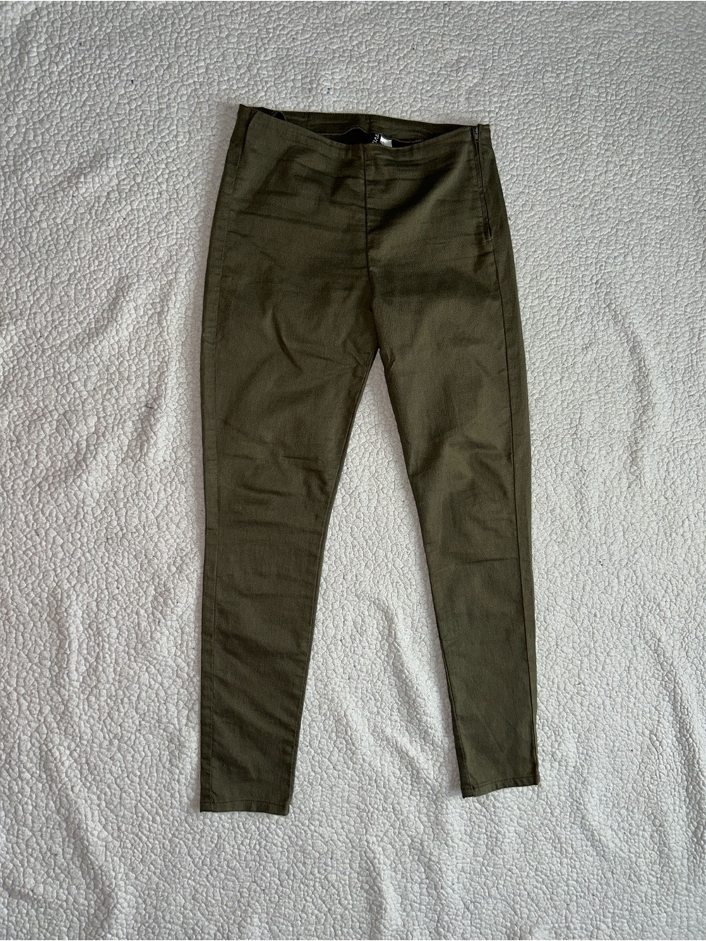 Women’s Olive Slim Stretch Pants